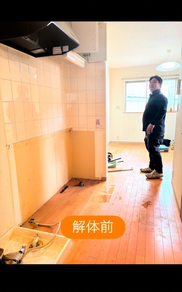 店舗づくりリフォーム。解体前