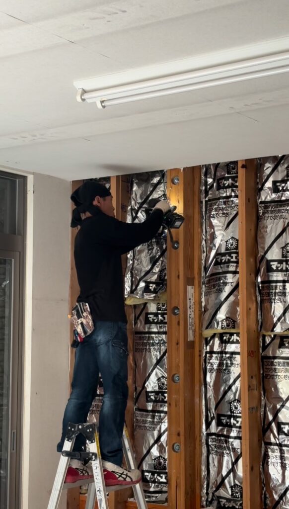 店舗づくりリフォーム。解体中